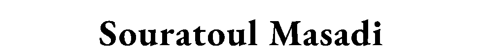 Souratoul — Masadi