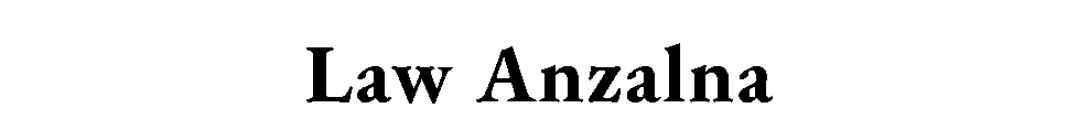 Law — Anzalna