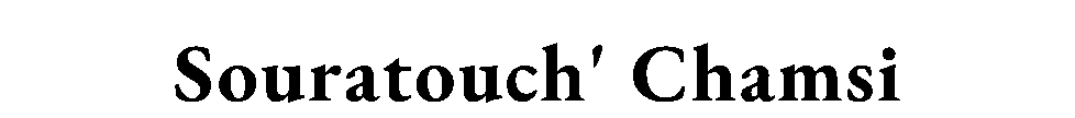 Souratouch' — Chamsi
