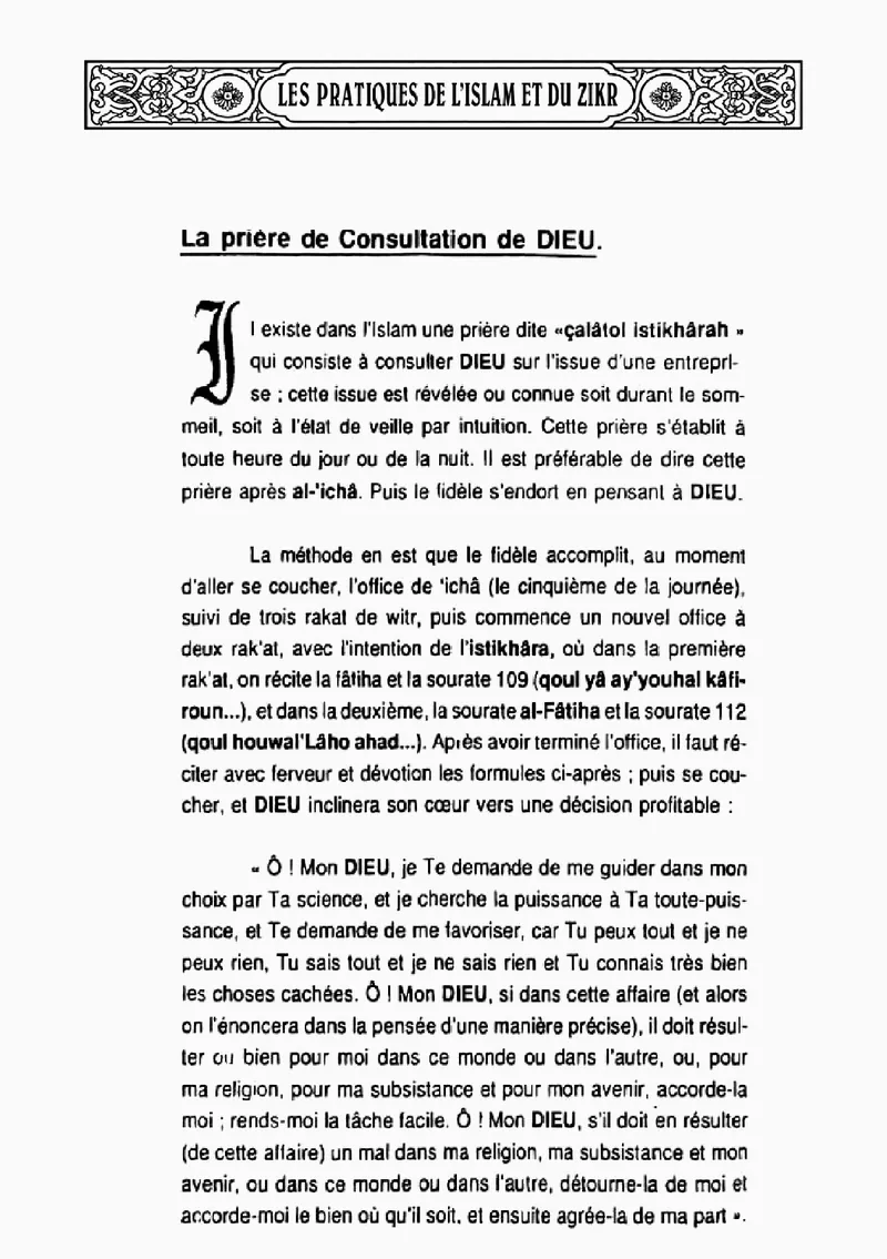 Page 14 du chapitre Le ZIKR