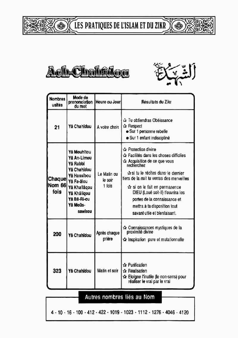 Page 194 du livre — Ach-Chahîdou