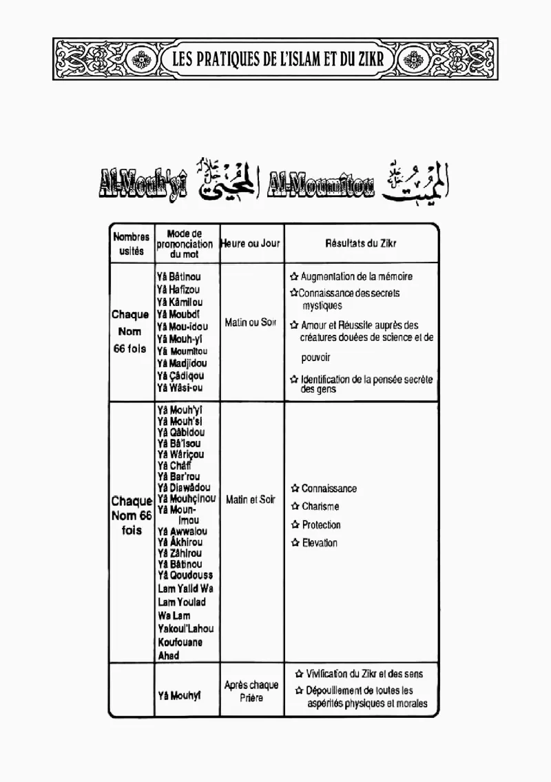 Page 233 du livre — Al-Moumîtou