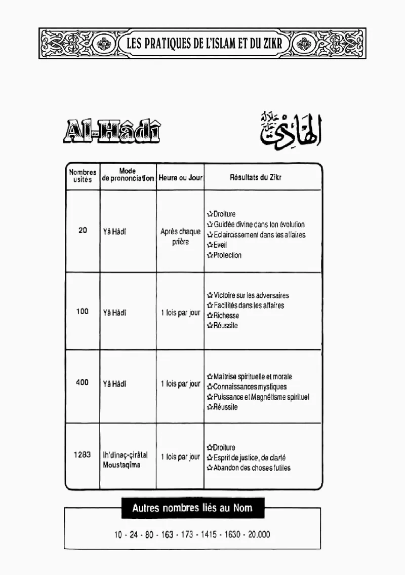 Page 337 du livre — Al-Hâdî